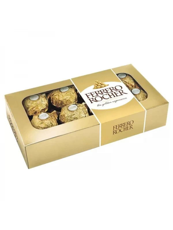 Bombom Chocolate Ferrero Rocher T8 Display 8x12,5g 100g Ferrero